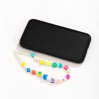Thumbnail for Colorful Beaded Pearl Floral Fruit Butterfly Heart Charm Phone Strap - ArtGalleryZen