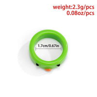 Thumbnail for Colorful Resin Duck Pattern Ring - ArtGalleryZen