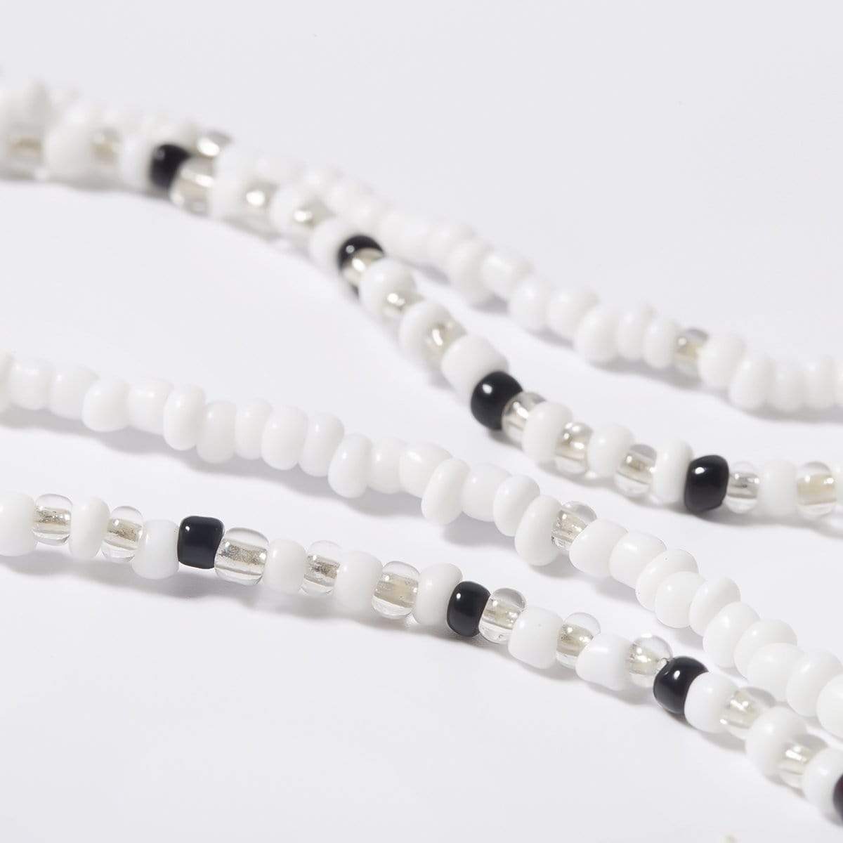 Conch Shell Pendant Seed Bead Chain Choker Necklace - ArtGalleryZen