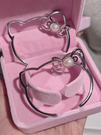 Thumbnail for Cute Hello Kitty Bangle Bracelet - ArtGalleryZen