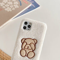 Thumbnail for Cute Kawaii Bear Plush iPhone Case - ArtGalleryZen