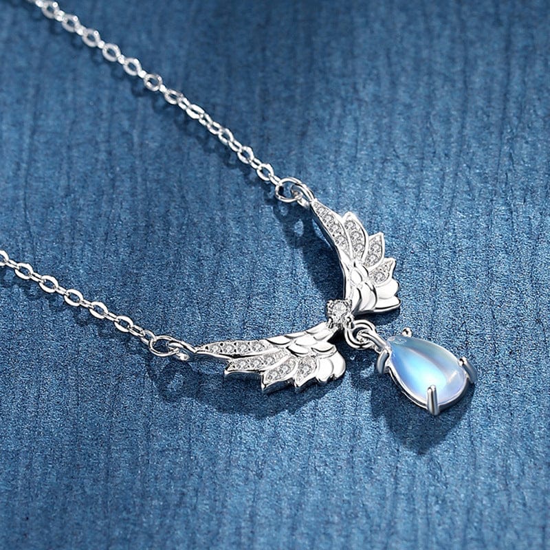 SALT. Fine Jewelry | PAVÉ DIAMOND ANGEL WING NECKLACE