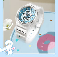 Thumbnail for Genuine Sanrio Cinnamoroll Waterproof Multifunction Electronic Dual Display Quartz Watch - ArtGalleryZen