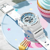 Thumbnail for Genuine Sanrio Cinnamoroll Waterproof Multifunction Electronic Dual Display Quartz Watch - ArtGalleryZen