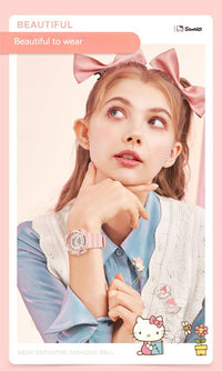 Thumbnail for Genuine Sanrio Hello Kitty Waterproof Multifunction Electronic Dual Display Quartz Watch - ArtGalleryZen