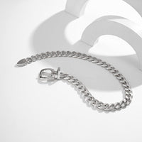 Thumbnail for Geometric Chunky Belt Chain Choker Necklace - ArtGalleryZen
