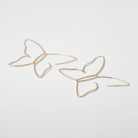 Thumbnail for Geometric Oversize Butterfly Earrings - ArtGalleryZen