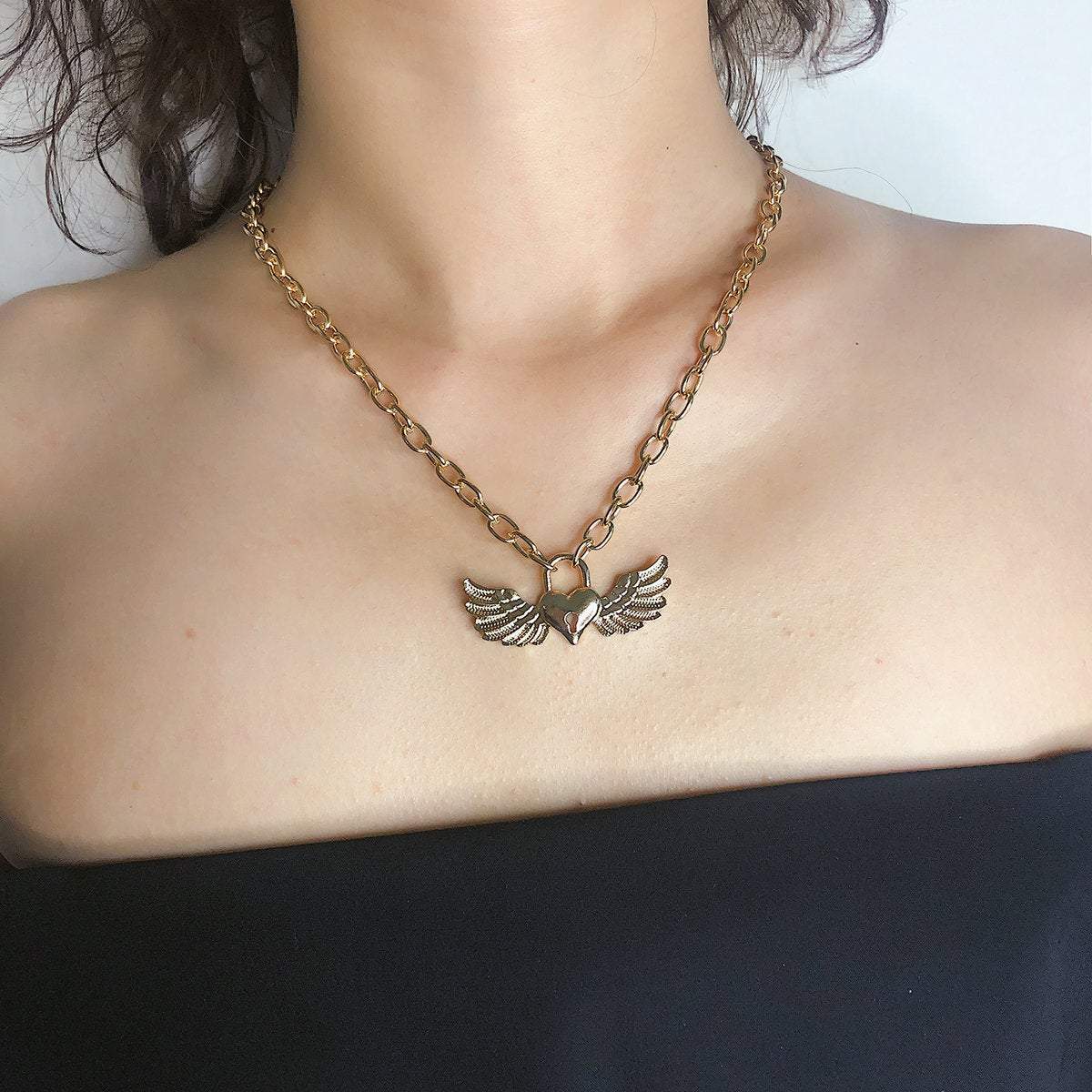 Rebl Jewelry Nour Mixed Metal Chain Necklace | Hawthorn Mall
