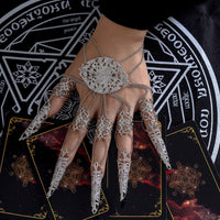 Thumbnail for Gothic Dark Nail Fingers Hand Armor Nails Claws Bracelet - ArtGalleryZen
