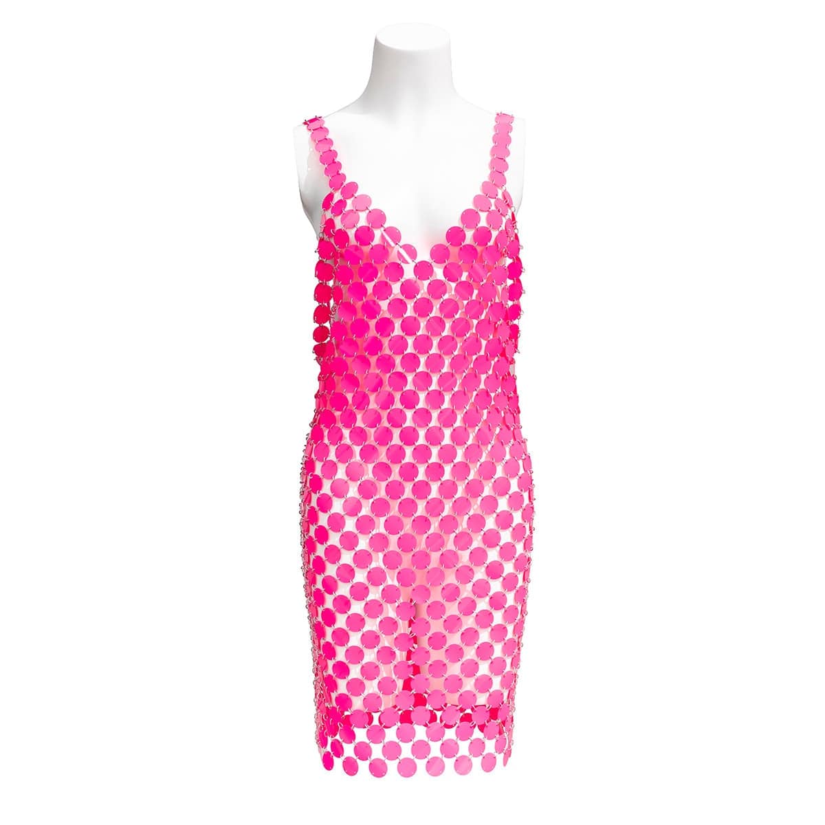 Handmade Colorful Squamous Sequins Patchwork Rave Party Mini Dress - ArtGalleryZen