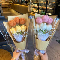 Thumbnail for Handmade Crochet Tulip Flower - ArtGalleryZen