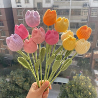 Thumbnail for Handmade Crochet Tulip Flower - ArtGalleryZen