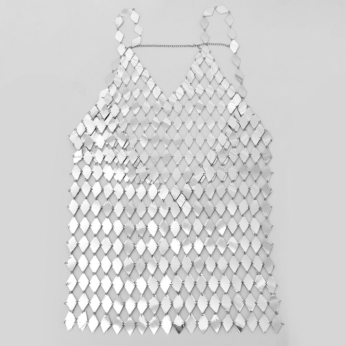 Handmade Glitter Rhombic Sequin Dress - ArtGalleryZen