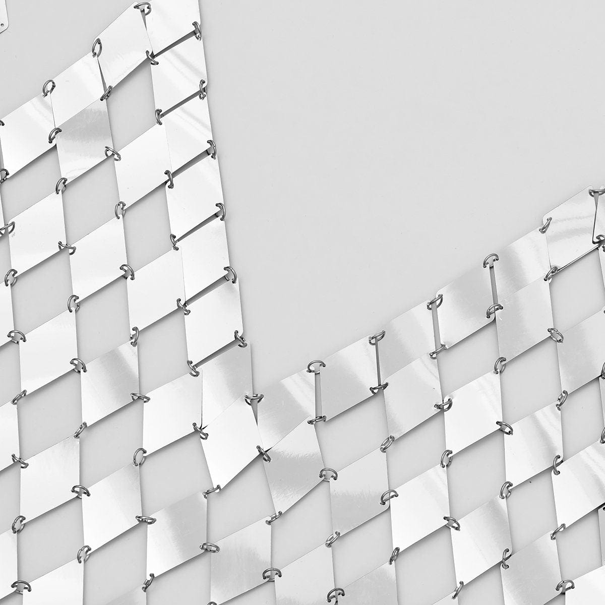 Handmade Glitter Rhombic Sequin Dress - ArtGalleryZen