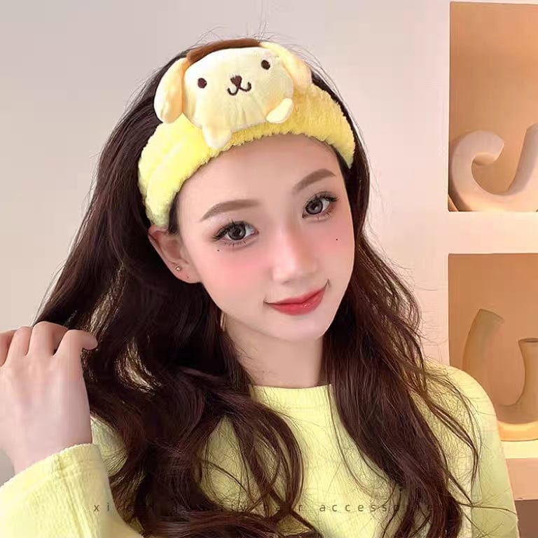 Kawaii Spa Makeup Face Wash Plush Headband - ArtGalleryZen