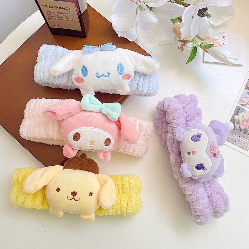 Kawaii Spa Makeup Face Wash Plush Headband - ArtGalleryZen