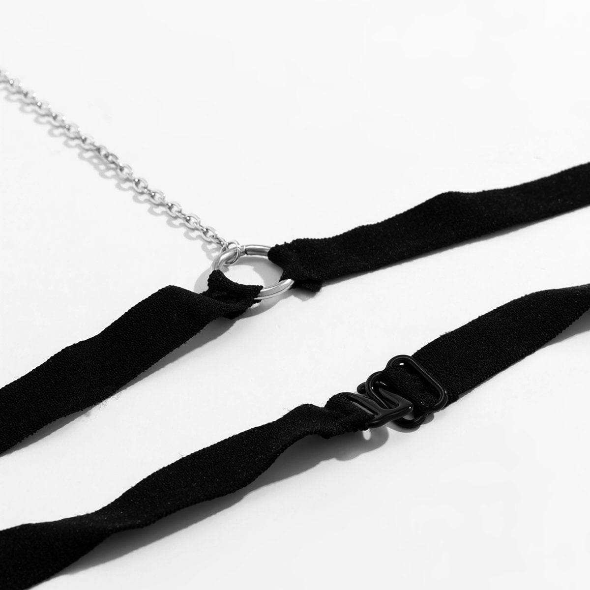 Minimalist Elastic Band Body Chain Necklace - ArtGalleryZen