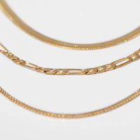 Thumbnail for Multi-layer Gold Silver Tone Dainty Chain Choker Necklace - ArtGalleryZen