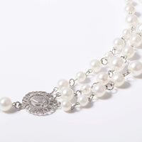 Thumbnail for Multi-layer Natural Pearl Bead Sash - Baroque Style Pearl Waist Chain - Ivory Pearl Waist Belt - Trendy Pearl Wedding Belly Chain - ArtGalleryZen