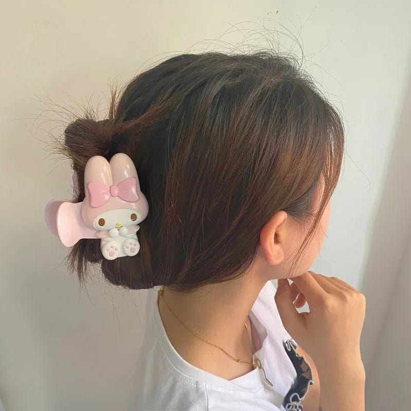 Sanrio Kawaii My Melody Kuromi Cinnamoroll Hair Claw Clip - ArtGalleryZen