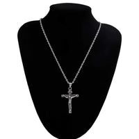 Thumbnail for Stainless Steel Retro Cross Pendant Necklace - ArtGalleryZen