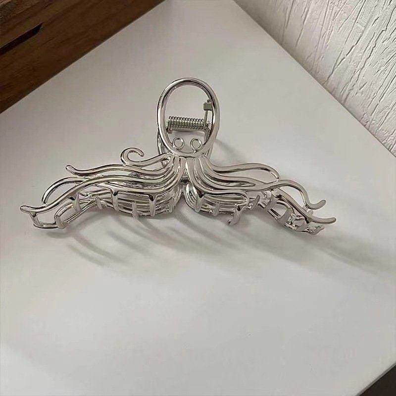 Trendy Abstract Octopus Chignon Claw Clip Hair Clip - ArtGalleryZen