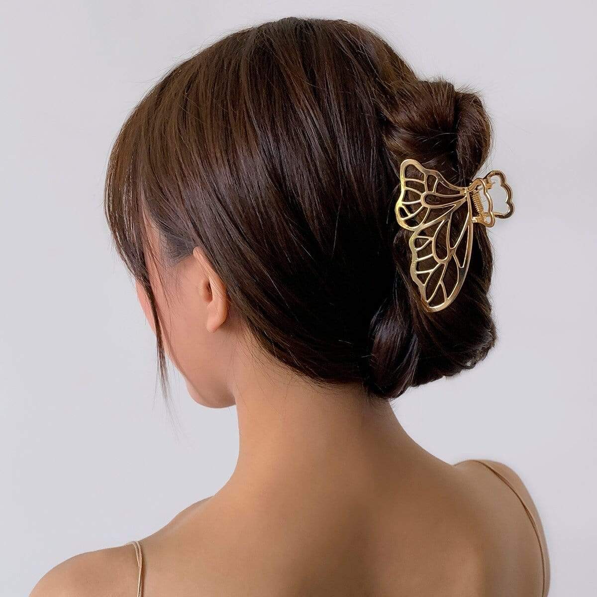 Trendy Hollow Butterfly Claw Clip Hair Clip - ArtGalleryZen