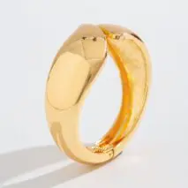 Abstract Waterdrop Glossy Bangle Bracelet - ArtGalleryZen