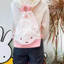 Authentic Plush Miffy Drawstring Backpack - ArtGalleryZen