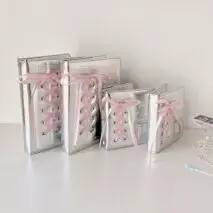 Ballet Style Ribbon Bowknot Kpop A5 A7 Binder Photocard Album - ArtGalleryZen