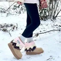 BBIMP Ice Cream Platform Snow Boots - ArtGalleryZen