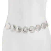 Beach Style Gold Silver Plated Shell Waist Chain - ArtGalleryZen