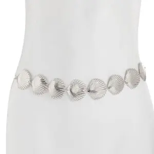 Beach Style Gold Silver Plated Shell Waist Chain - ArtGalleryZen