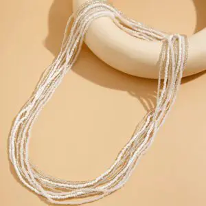 Bohemia 8Pcs Crystal Seed Beaded Belly Chain Set - ArtGalleryZen