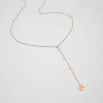 Boho Heart Charm Pearl Waist Chain - ArtGalleryZen