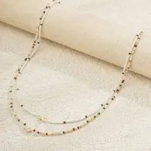 Boho Layered Starfish Turtle Crystal Seed Beaded Belly Chain Set - ArtGalleryZen