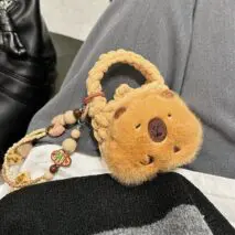 Capybara Plush Coin Purse Earphone Case - ArtGalleryZen