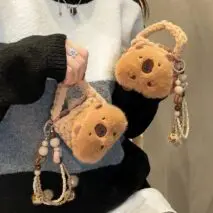 Capybara Plush Coin Purse Earphone Case - ArtGalleryZen