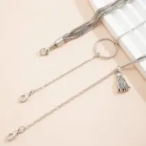 Chc Multi-Layered Tassel Ring Bracelet Set - ArtGalleryZen