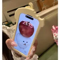 Chic Bitten Apple Silicone iPhone Case - ArtGalleryZen