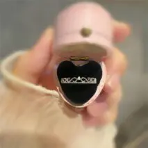 Chic CZ Inlaid Stackable Pink Crystal Ring - ArtGalleryZen