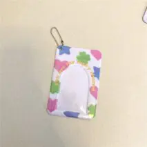 Chic Heart Star Lucky Clover Kpop Keychain Photocard Holder - ArtGalleryZen