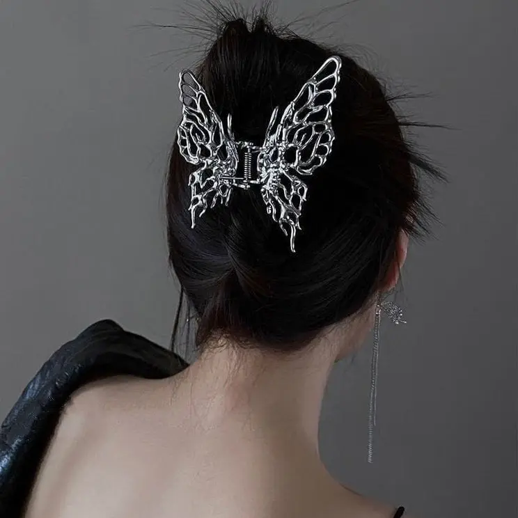 Chic Hollow Butterfly Chignon Claw Clip Hair Clip - ArtGalleryZen