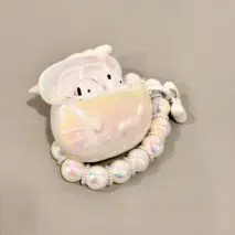 Chic Laser Hello Kitty AirPods Earphone Case With Lanyard - ArtGalleryZen