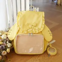 Chic Rabbit Ears Transparent Display Backpack Bag - ArtGalleryZen