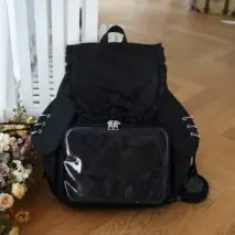 Chic Rabbit Ears Transparent Display Backpack Bag - ArtGalleryZen