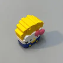 Chic Sanrio Hello Kitty French Fries AirPods Earphone Case - ArtGalleryZen