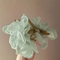 Chic Sweet Floral Lace Pearl Hair Clip Claw - ArtGalleryZen