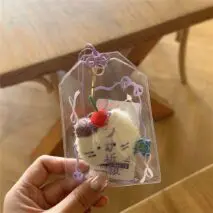 Chic Transparent Amulet Kpop Keychain Photocard Holder - ArtGalleryZen
