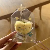 Chic Transparent Amulet Kpop Keychain Photocard Holder - ArtGalleryZen